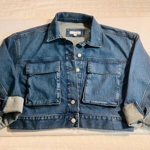 LOFT Classic Blue Jean Jacket